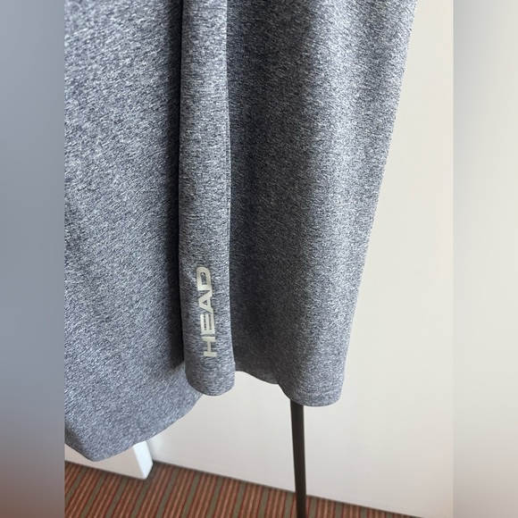 NWT HEAD Men Heather Gray Hypertek Dri-Motion T Shirt Crew Neck Reflective Sz XL - Picture 7 of 12